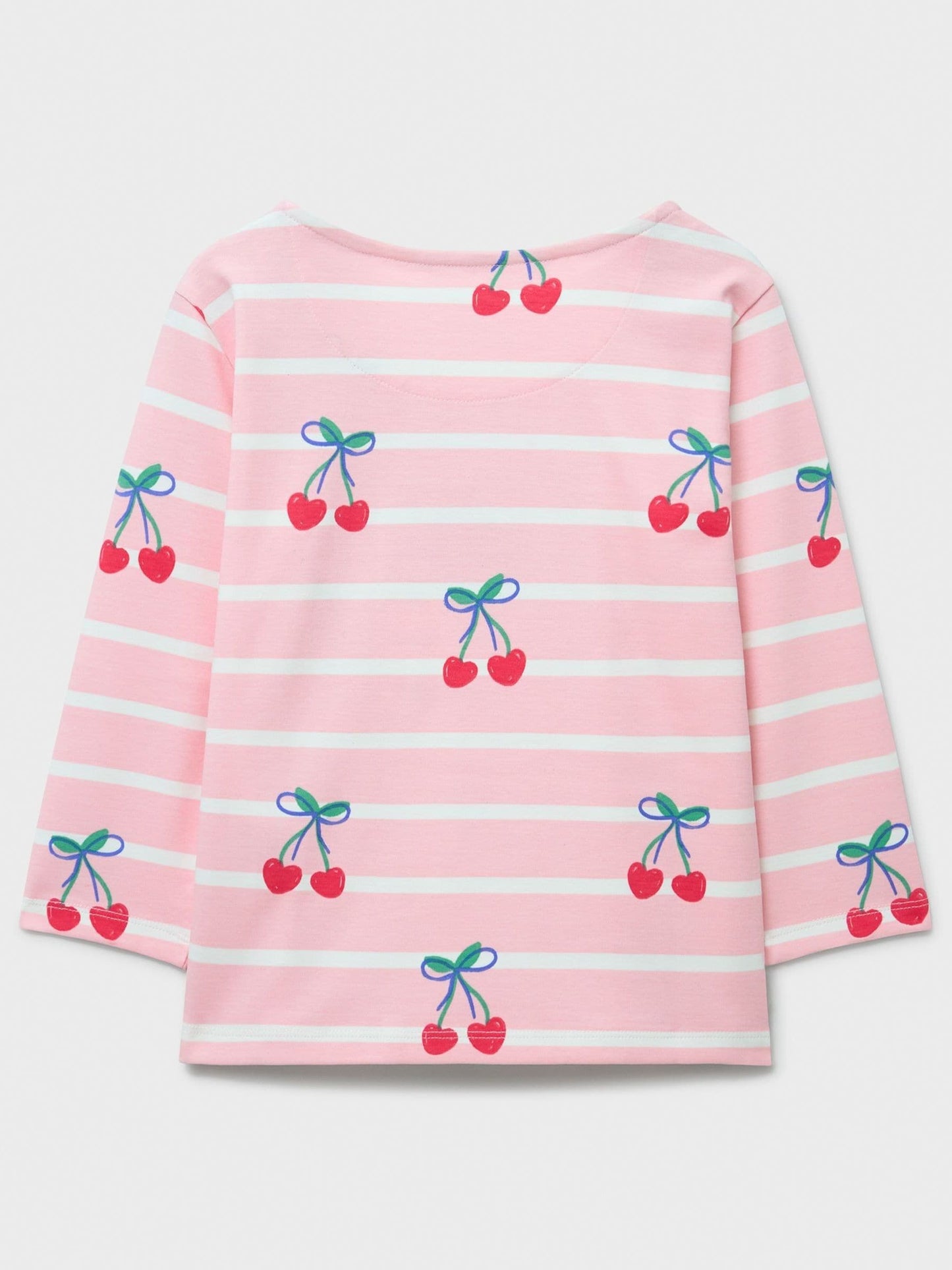 Dsiney Kidz - Crew Clothing Pink Breton Stripe Printed T-Shirt image 2