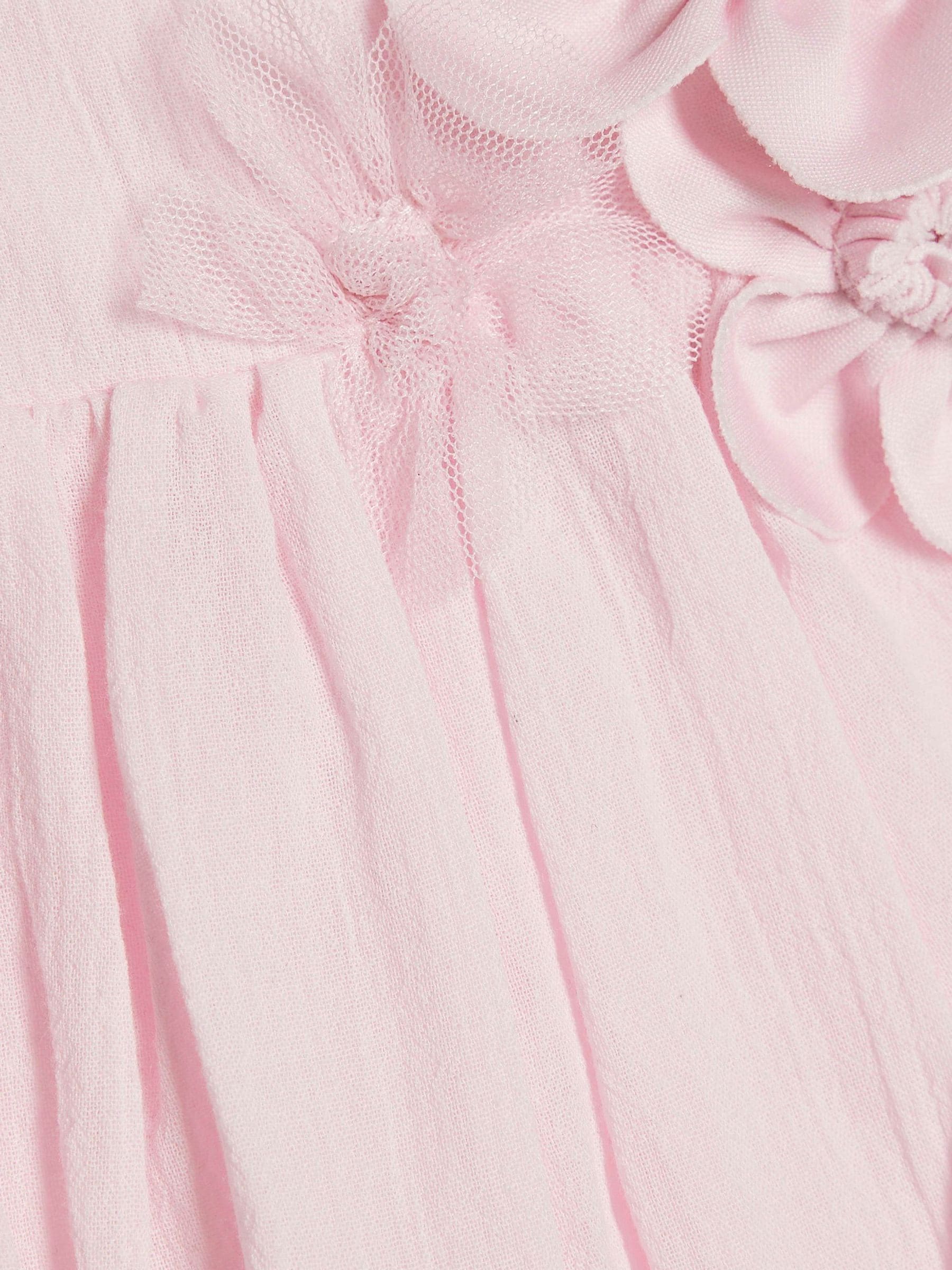 River Island Pink Flower Smock Top And Shorts Set image 3