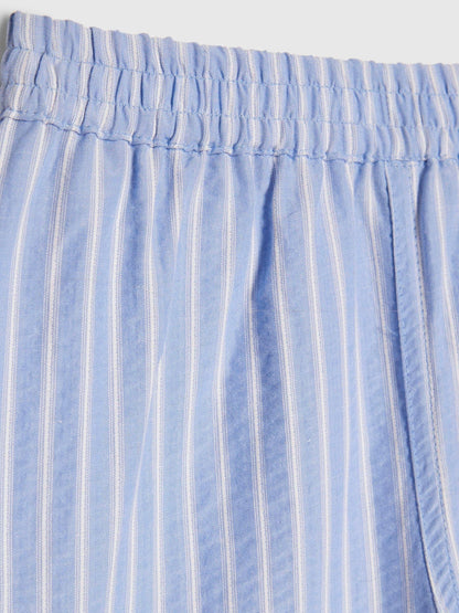 Dsiney Kidz - River Island Blue Stripe Denim Wide Leg Trousers image 2