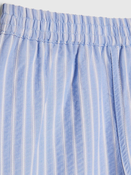 Dsiney Kidz - River Island Blue Stripe Denim Wide Leg Trousers image 2
