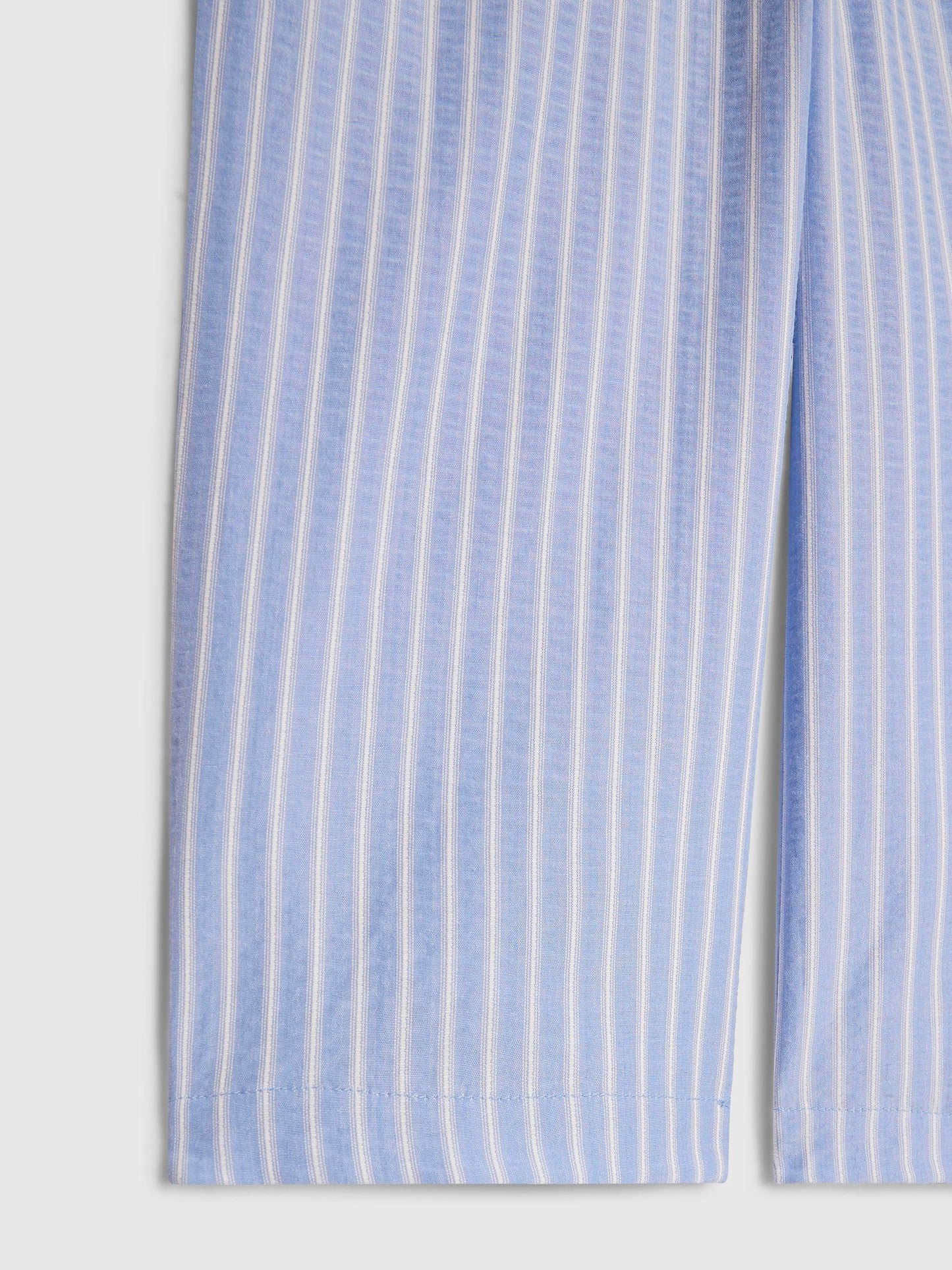 Dsiney Kidz - River Island Blue Stripe Denim Wide Leg Trousers image 3