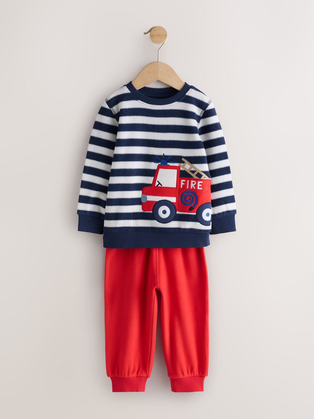 Navy Emergency Vehicles Cosy Fleece Pyjamas 2 Pack (12mths-8yrs) - image 5