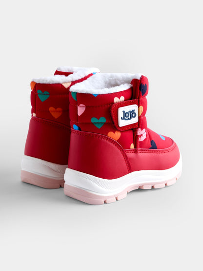 JoJo Maman Bébé Red Heart Cosy Snow Boots - image 2