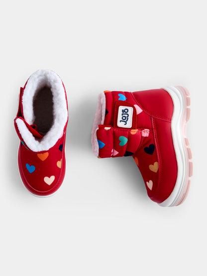 JoJo Maman Bébé Red Heart Cosy Snow Boots - image 4
