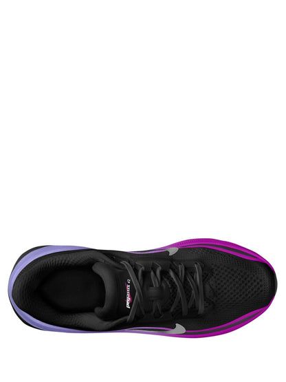 Nike Black/Purple Pegasus 42 Road Running Trainers - image 2
