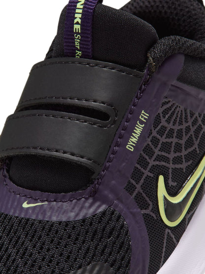 Nike Black/Purple Infant Star Runner Trainers - image 6