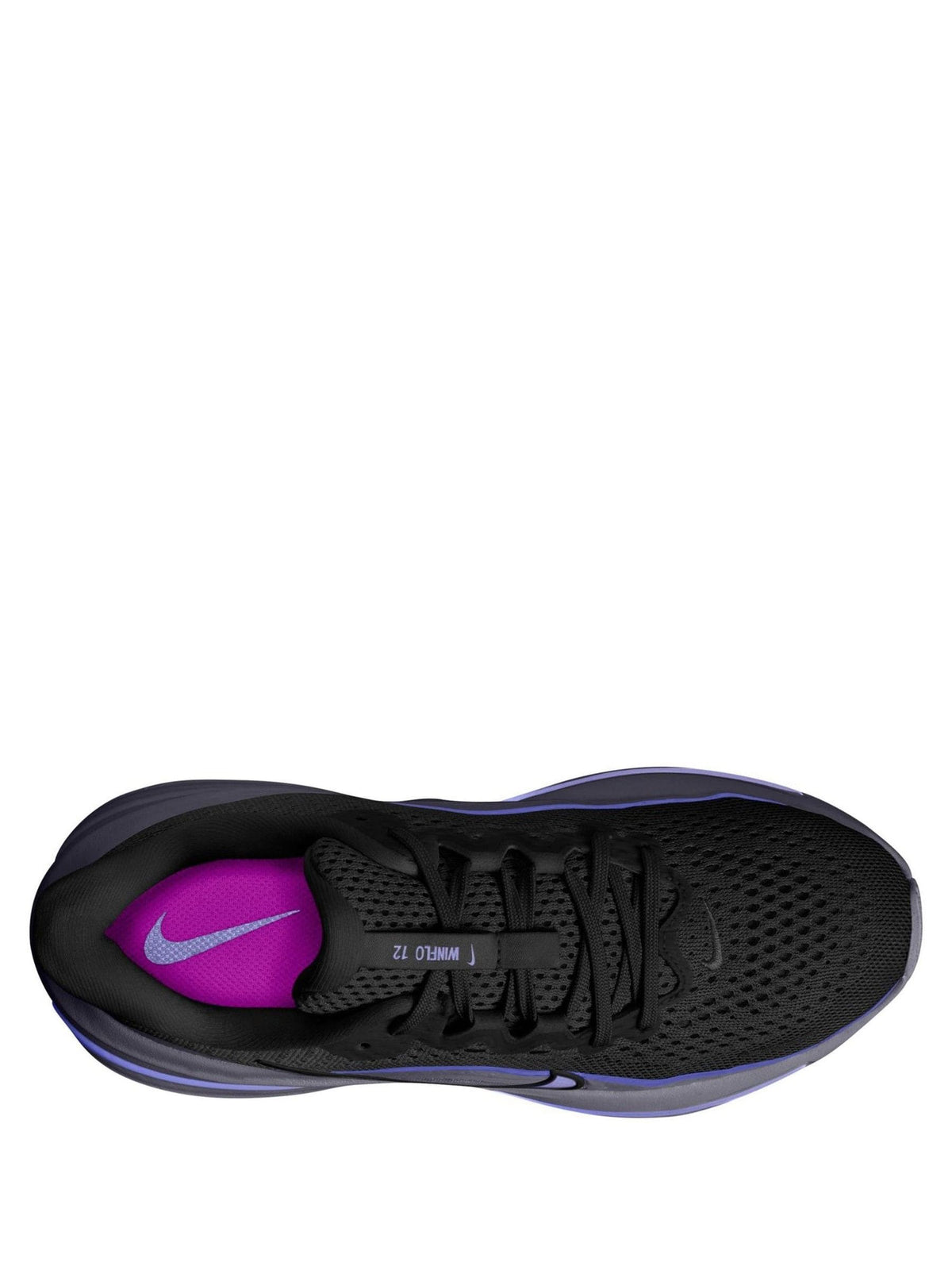 Nike Black/Purple Youth Winflo 12 Running Trainers - image 2