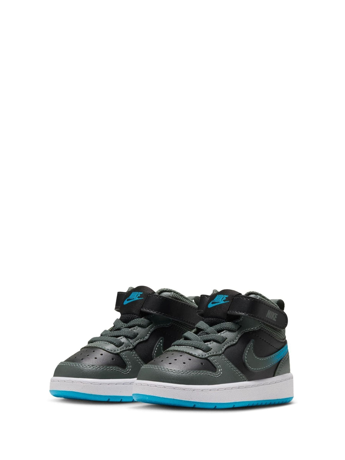 Nike Khaki Green Black Infant Court Borough Mid Trainers - image 6