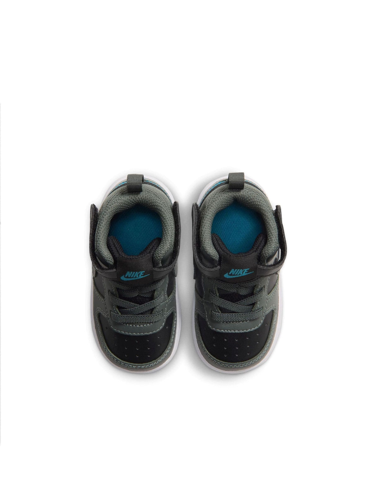 Nike Khaki Green Black Infant Court Borough Mid Trainers - image 7