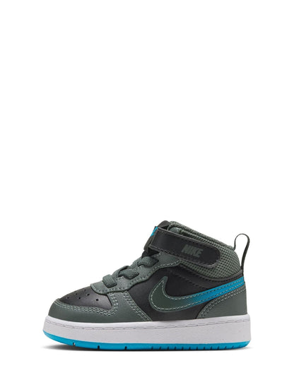Nike Khaki Green Black Infant Court Borough Mid Trainers - image 8