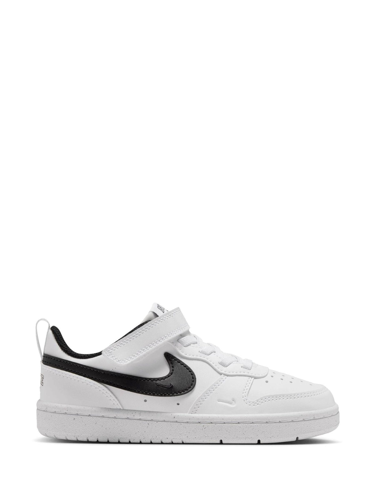 Nike White/Black Junior Court Borough Low Trainers - image 1