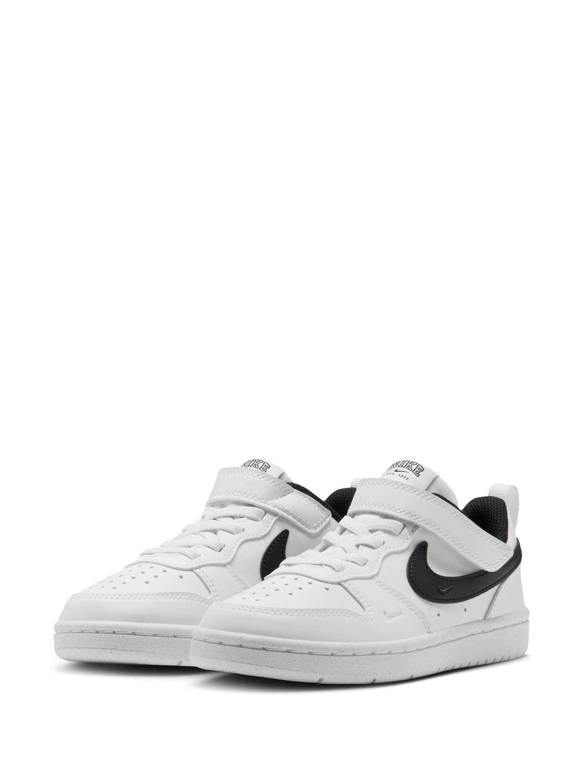 Nike White/Black Junior Court Borough Low Trainers - image 2
