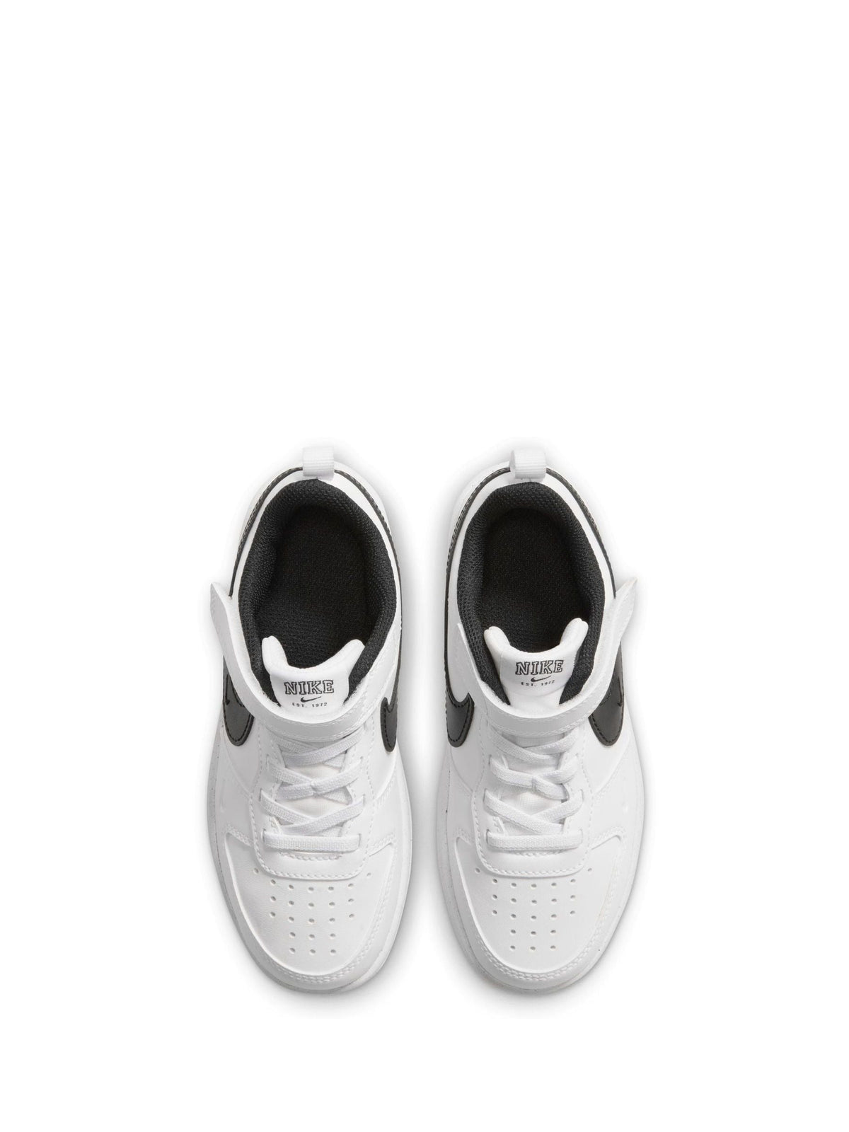 Nike White/Black Junior Court Borough Low Trainers - image 3
