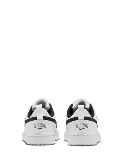 Nike White/Black Junior Court Borough Low Trainers - image 4