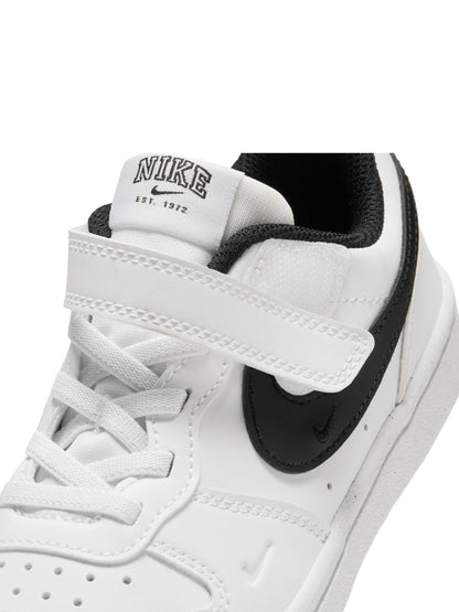 Nike White/Black Junior Court Borough Low Trainers - image 5