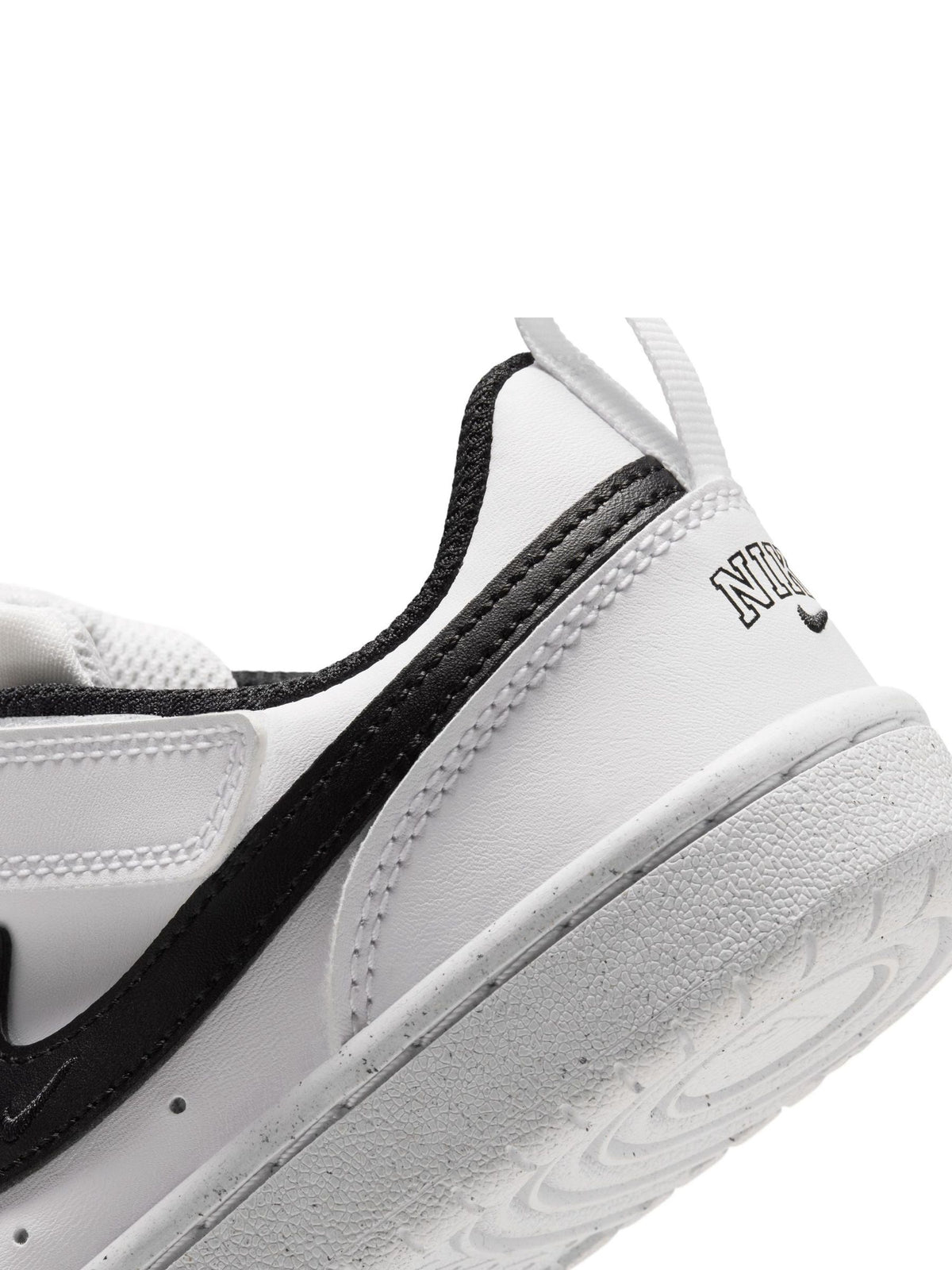 Nike White/Black Junior Court Borough Low Trainers - image 6