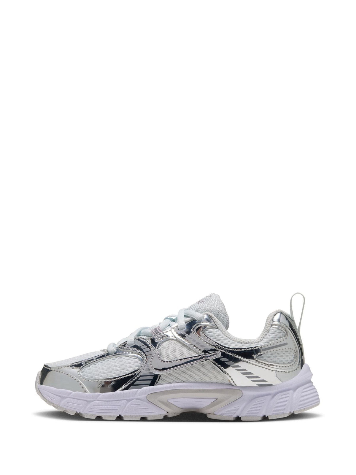 Nike White/Silver Junior V5 Runner Trainers - image 3