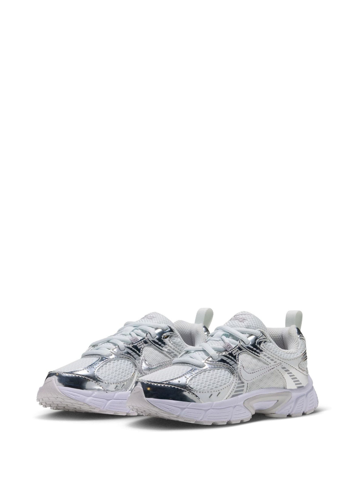 Nike White/Silver Junior V5 Runner Trainers - image 4