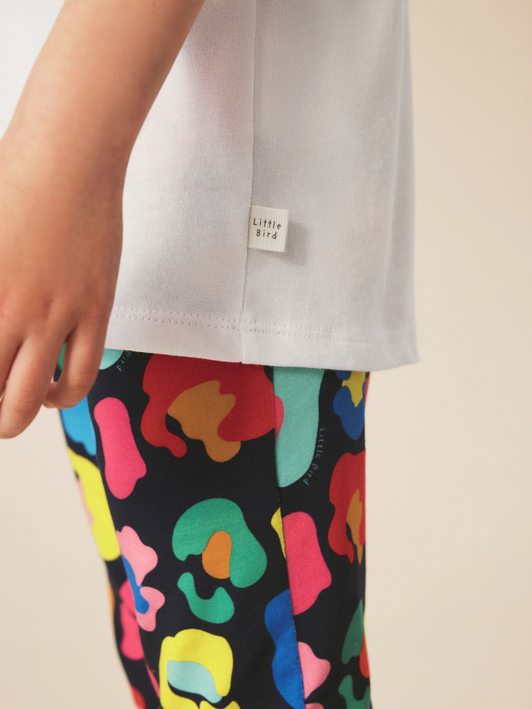 Dsiney Kidz - Little Bird by Jools Oliver Rainbow Leopard T-Shirt and Leggings 2 Piece Set image 6