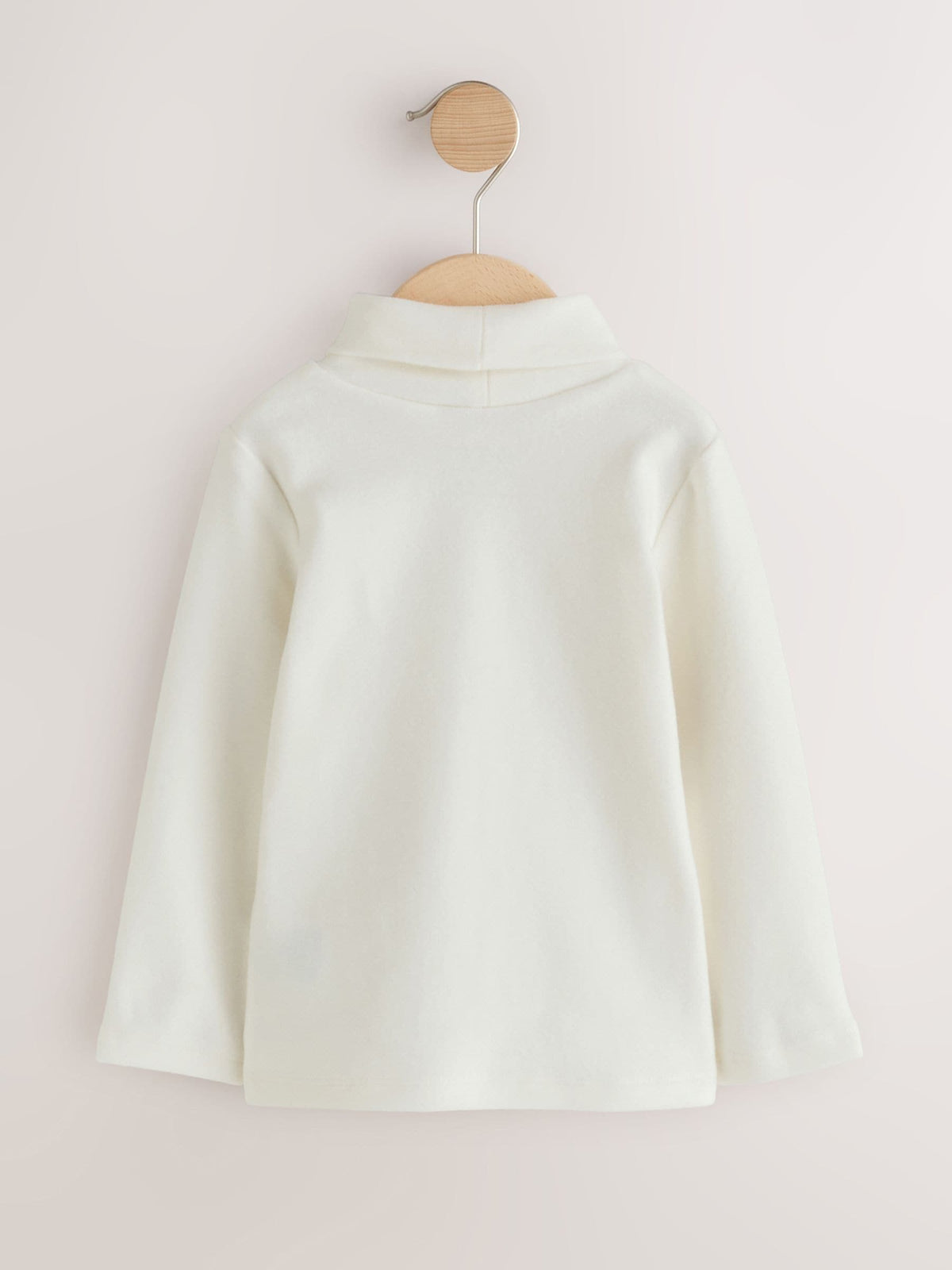 Cream Long Sleeve Roll Neck Top (3mths-7yrs) - image 5