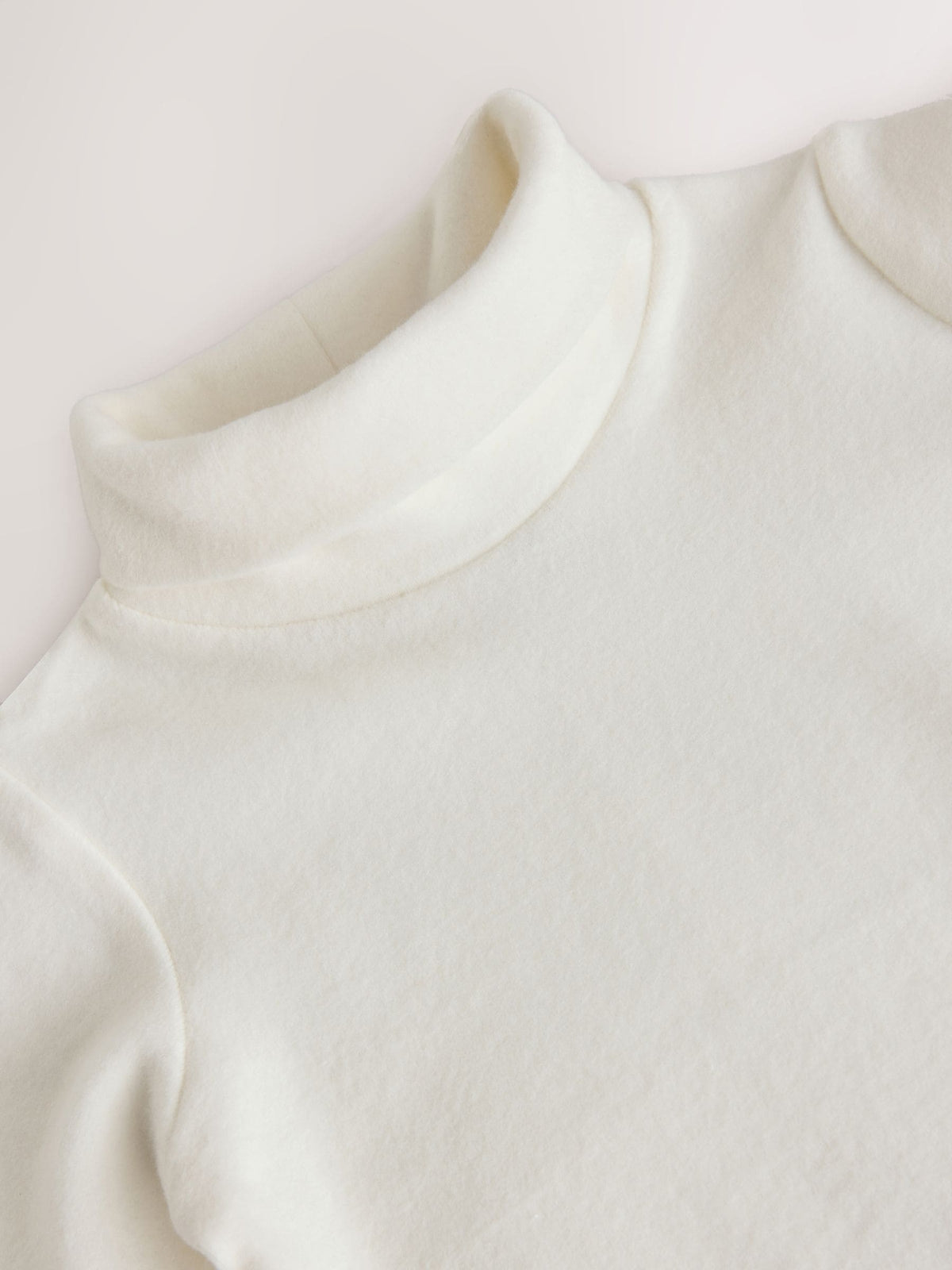 Cream Long Sleeve Roll Neck Top (3mths-7yrs) - image 6