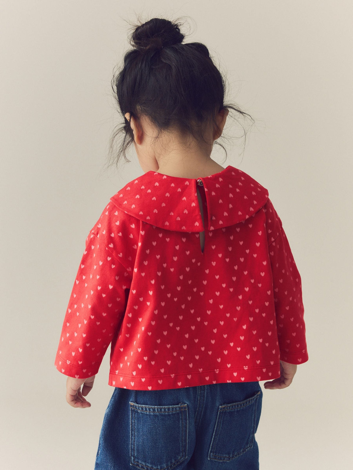 Red Tie Neck Top (3mths-7yrs) - image 2