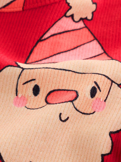 Christmas Red Long Sleeve Ribbed Top (3mths-7yrs) - image 7