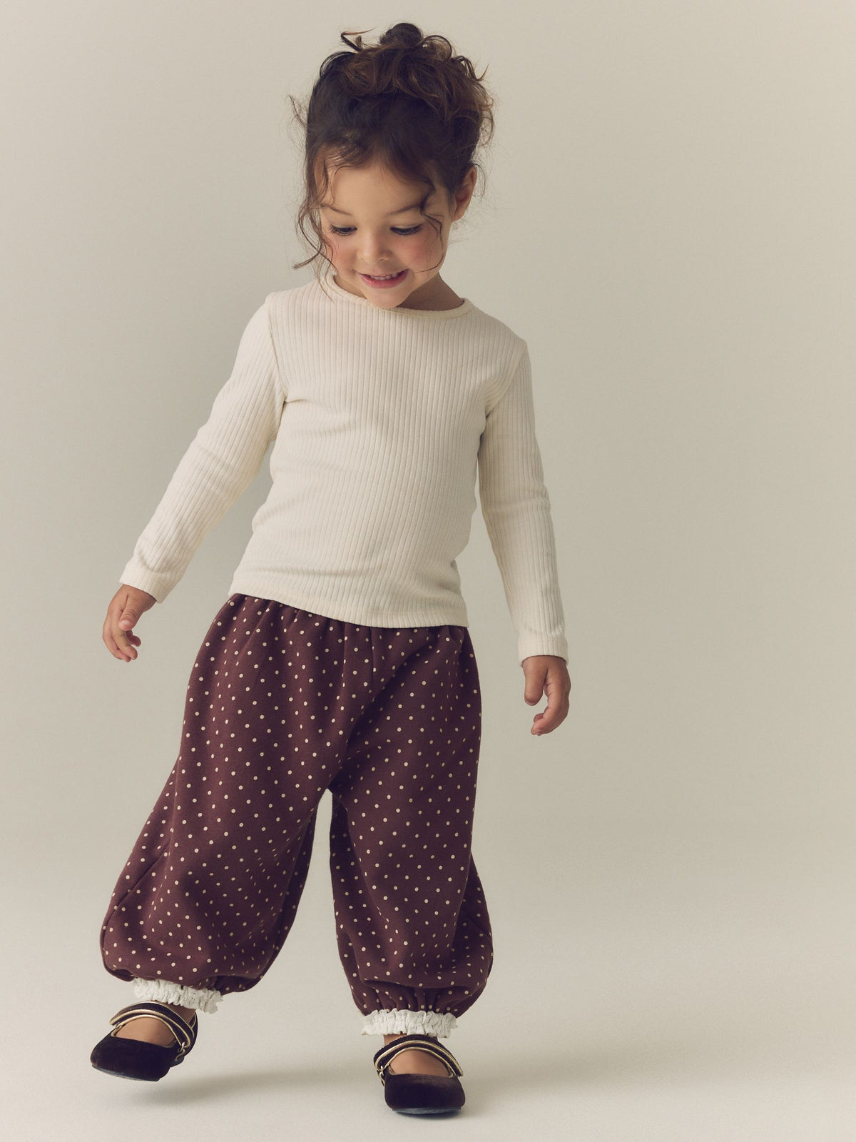 Dsiney Kidz - Brown Spot Bloomer Trousers (3mths-7yrs) image 1