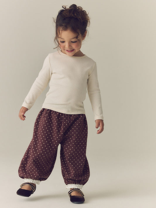 Dsiney Kidz - Brown Spot Bloomer Trousers (3mths-7yrs) image 1