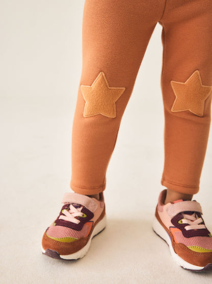 Rust Orange Cosy Fleece Lined Leggings (3mths-7yrs) - image 4