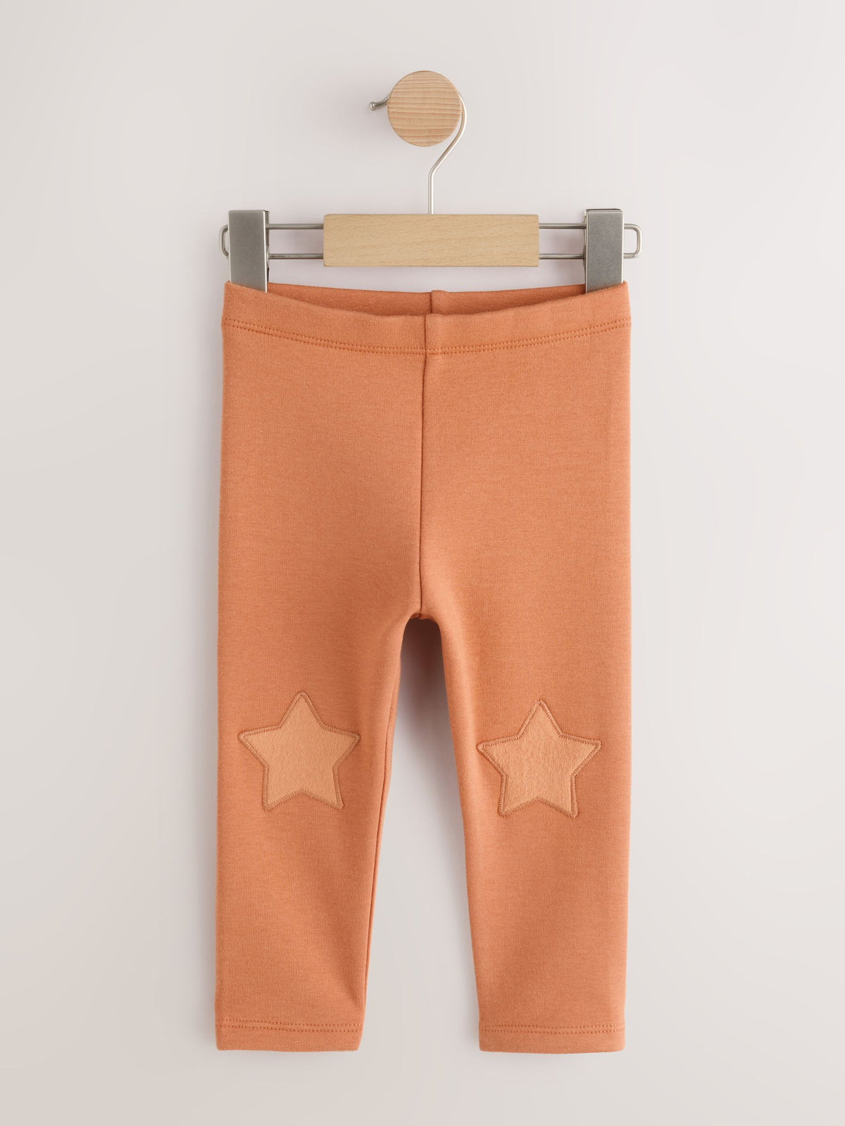 Rust Orange Cosy Fleece Lined Leggings (3mths-7yrs) - image 5