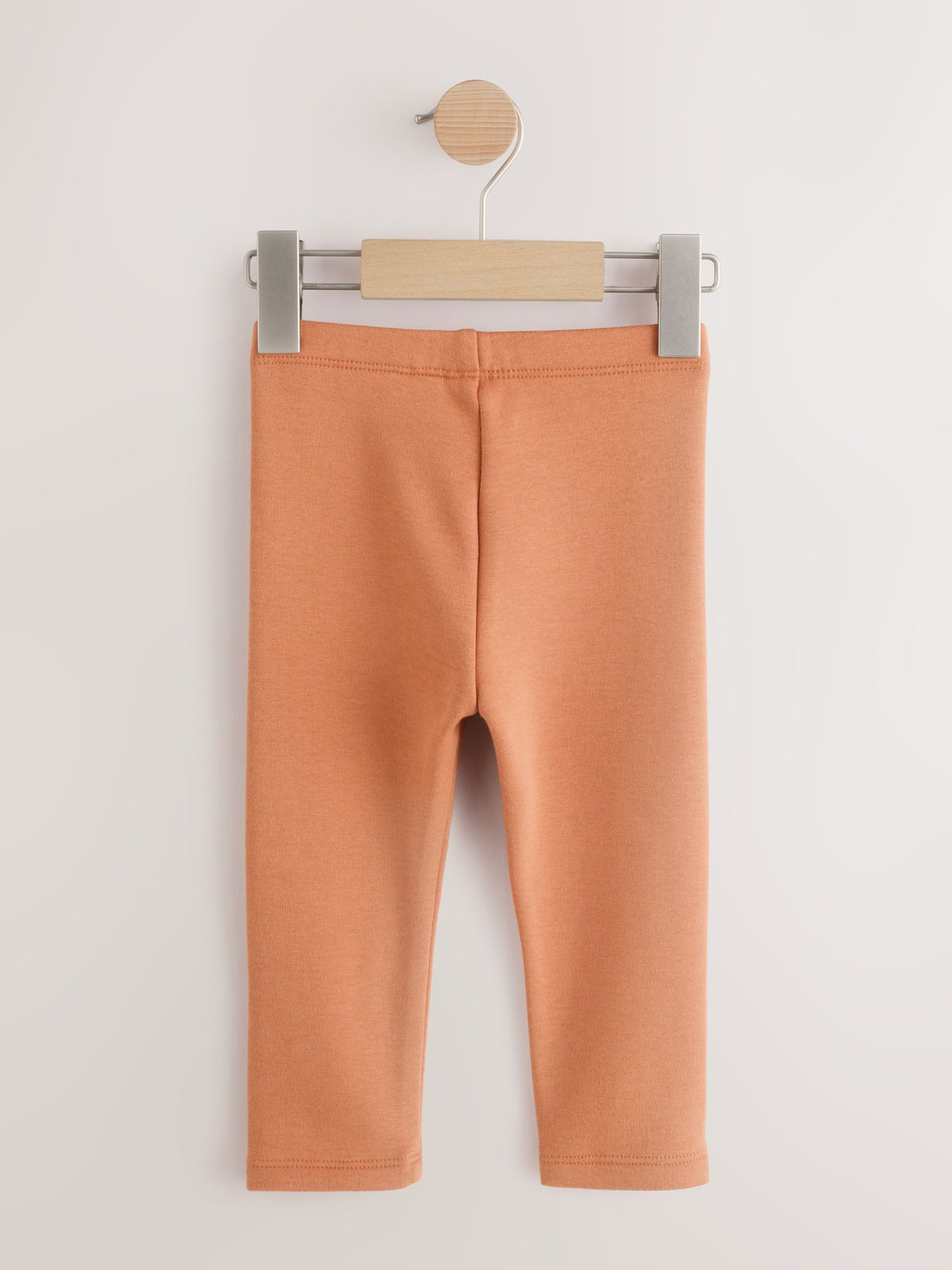 Rust Orange Cosy Fleece Lined Leggings (3mths-7yrs) - image 6