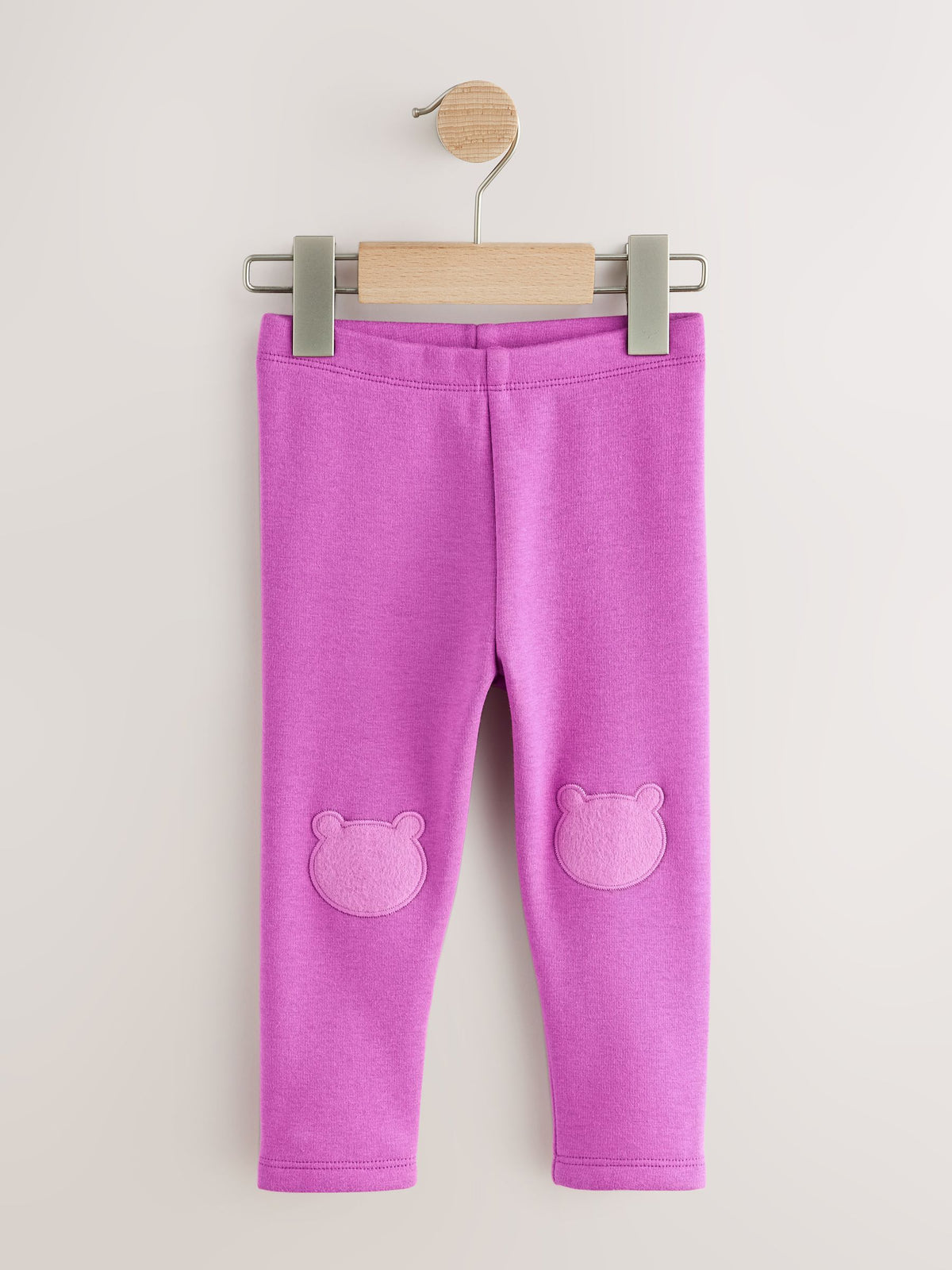 Purple Cosy Fleece Lined Leggings (3mths-7yrs) - image 1