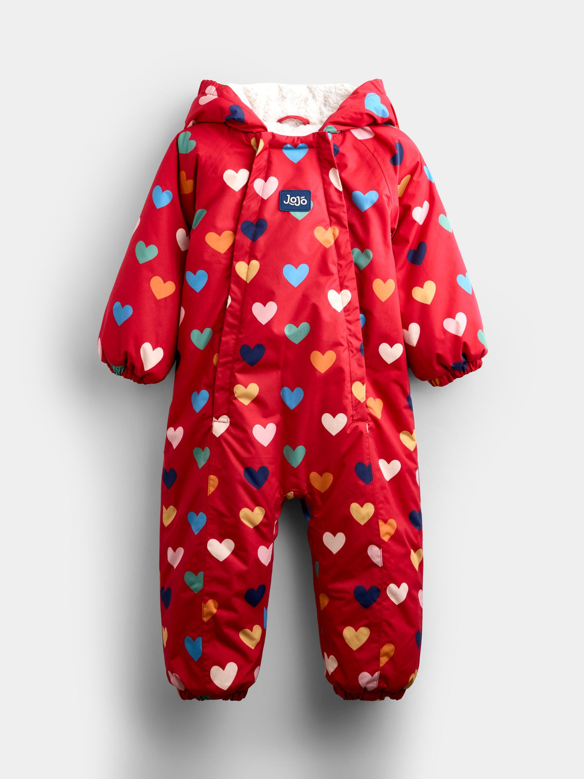 JoJo Maman Bébé Red Heart Waterproof Snowsuit All-in-One - image 1