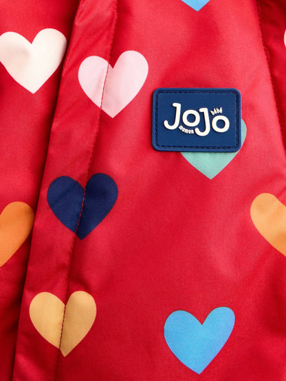 JoJo Maman Bébé Red Heart Waterproof Snowsuit All-in-One - image 5