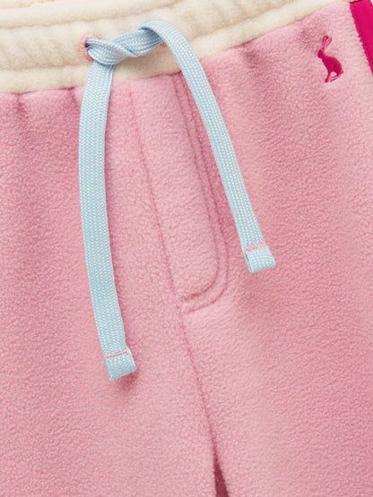 Joules Girls' Breeze Pink Polar Fleece Joggers - image 3
