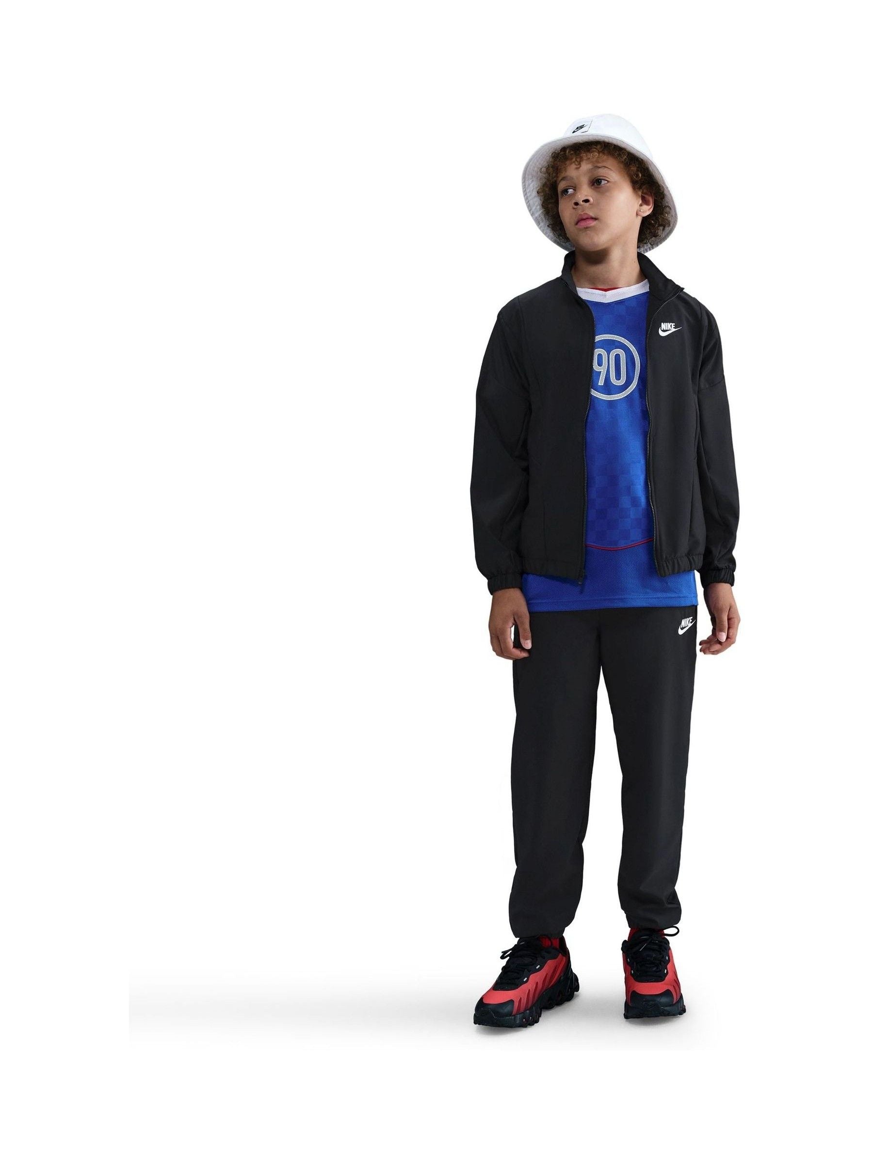 Dsiney Kidz - Nike Black Sportswear Woven Tracksuit image 1