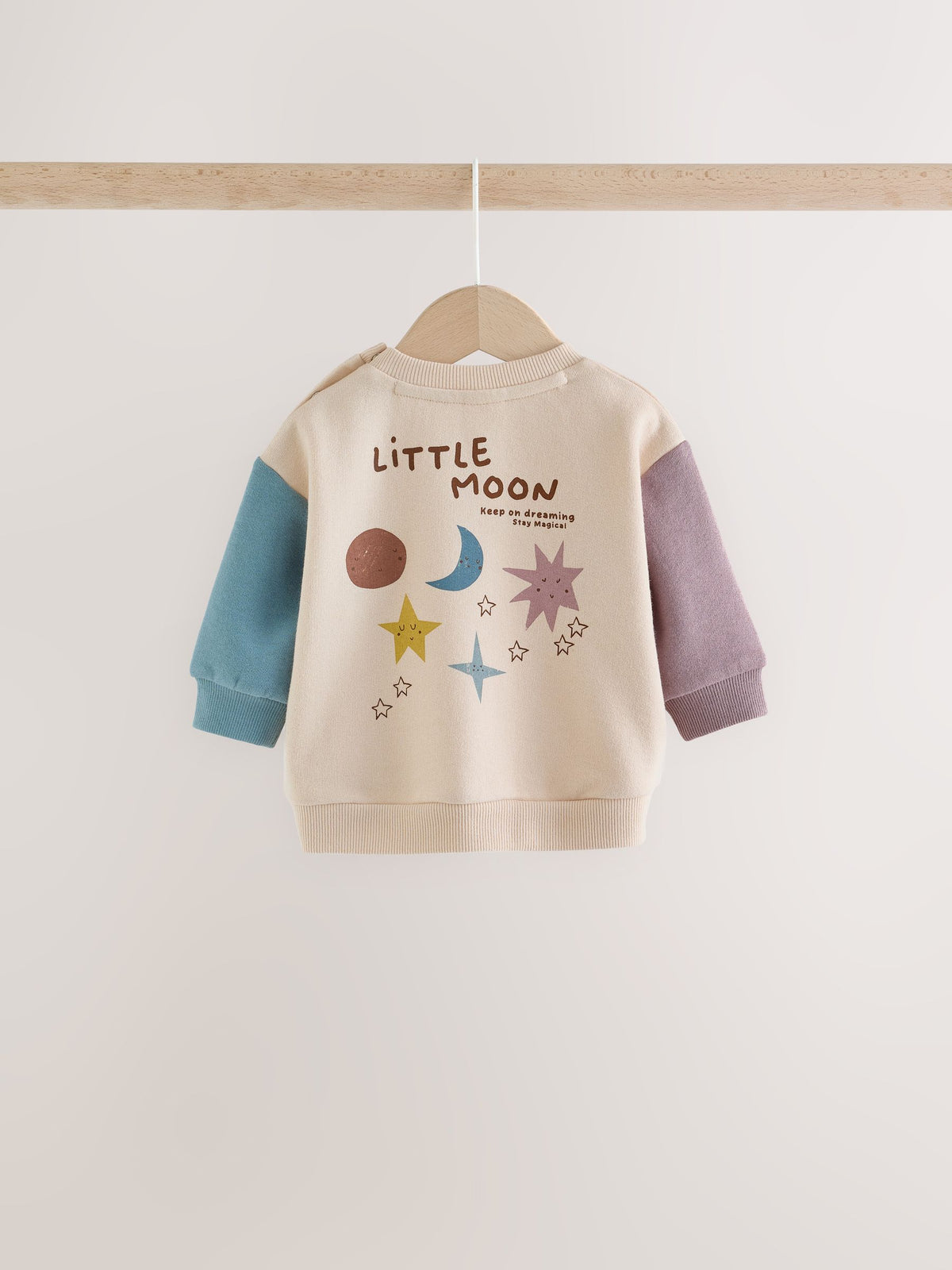 Blue/Cream Stars Sweatshirt and Cord Trousers Baby Set 2 Piece (0mths-2yrs) - image 5