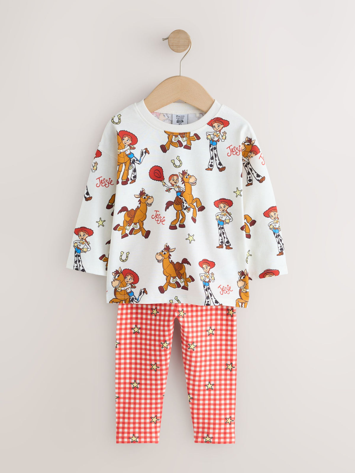Ecru Toy Story Jessie and Bullseye Long Sleeve T-Shirt (3mths-7yrs) - image 1