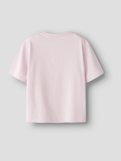 Dsiney Kidz - Name It Pink Capybara Short Sleeve Pink Boxy T-Shirt image 2