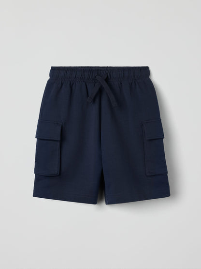 Dsiney Kidz - Polarn O. Pyret Blue Cargo Style Shorts image 1