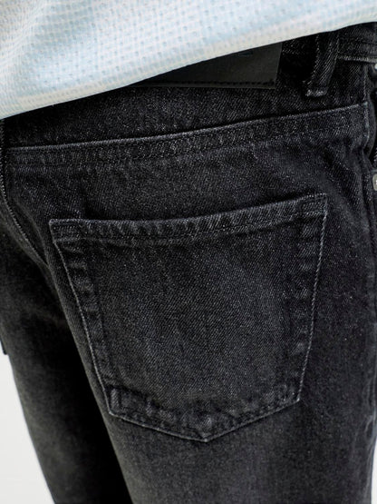 Dsiney Kidz - JACK & JONES JUNIOR Black Relaxed Fit Denim Shorts image 4