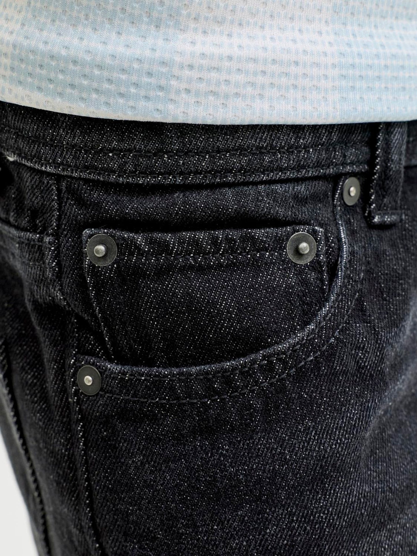 Dsiney Kidz - JACK & JONES JUNIOR Black Relaxed Fit Denim Shorts image 5