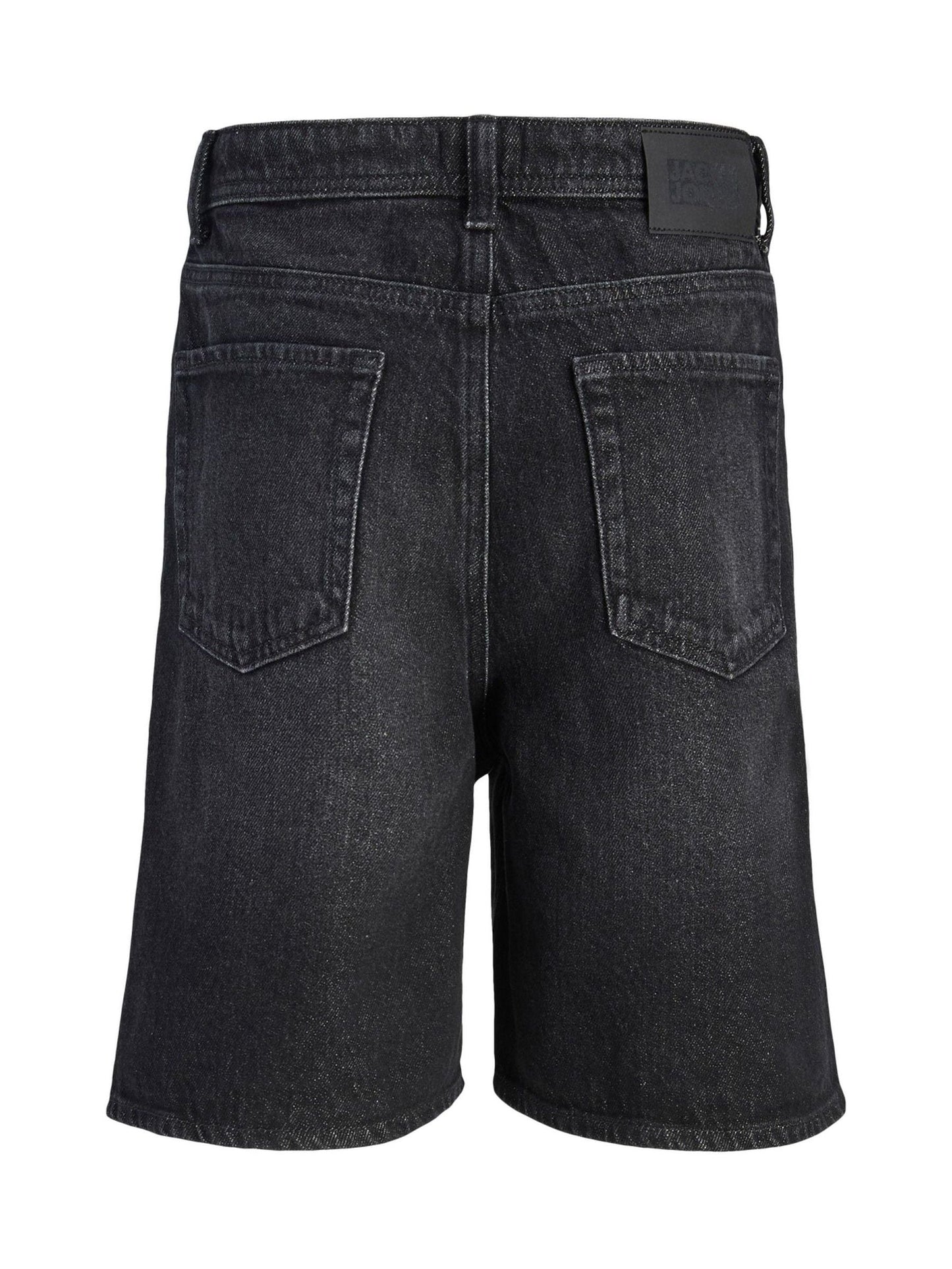 Dsiney Kidz - JACK & JONES JUNIOR Black Relaxed Fit Denim Shorts image 7