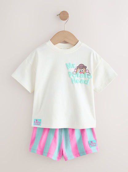 Cream Toy Story Mr Potato Head Short Sleeve T-Shirt and Short Set (3mths-7yrs) image 1