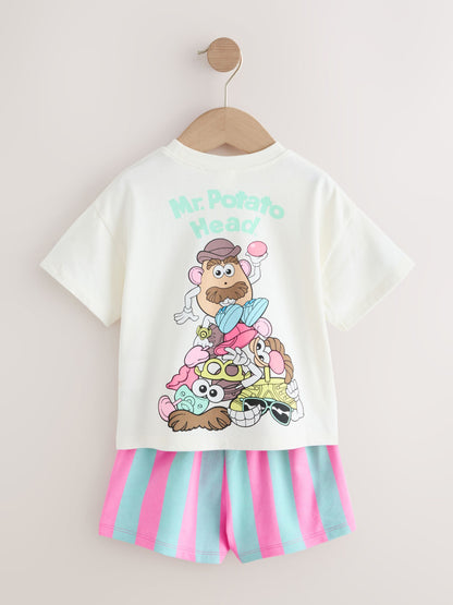 Cream Toy Story Mr Potato Head Short Sleeve T-Shirt and Short Set (3mths-7yrs) image 3