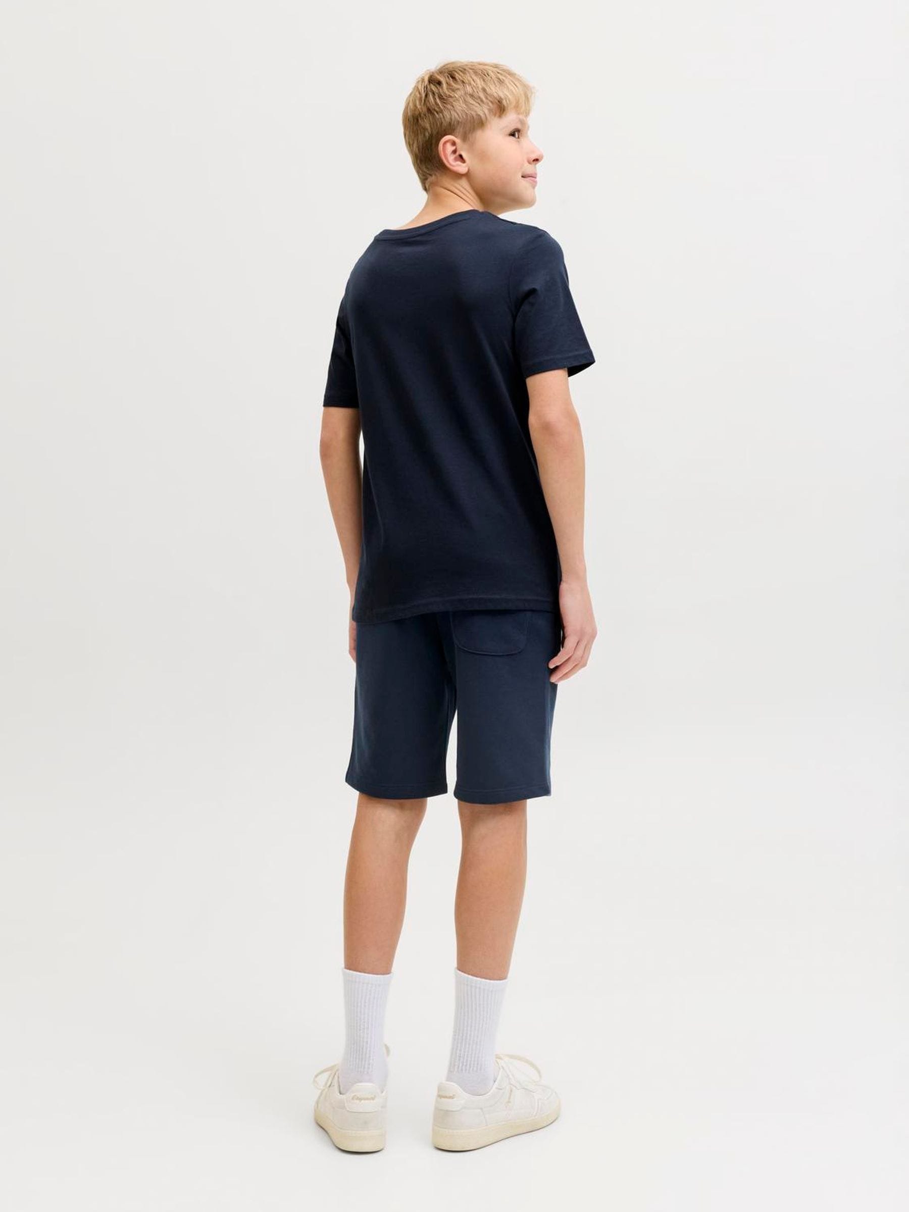 Dsiney Kidz - JACK & JONES JUNIOR Navy T-Shirt And Shorts Set image 2