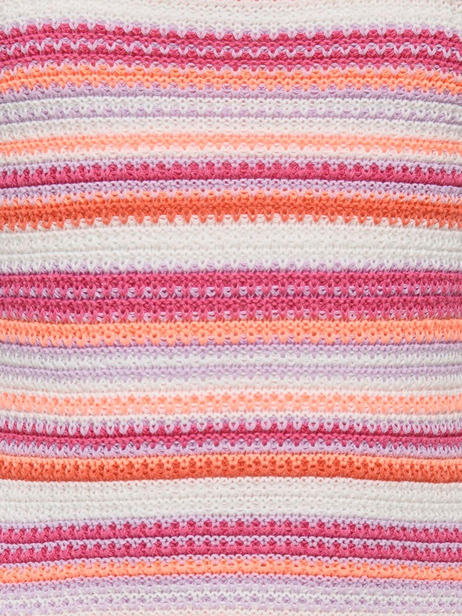 Dsiney Kidz - ONLY KIDS Pink Striped Crochet Strap Top image 3