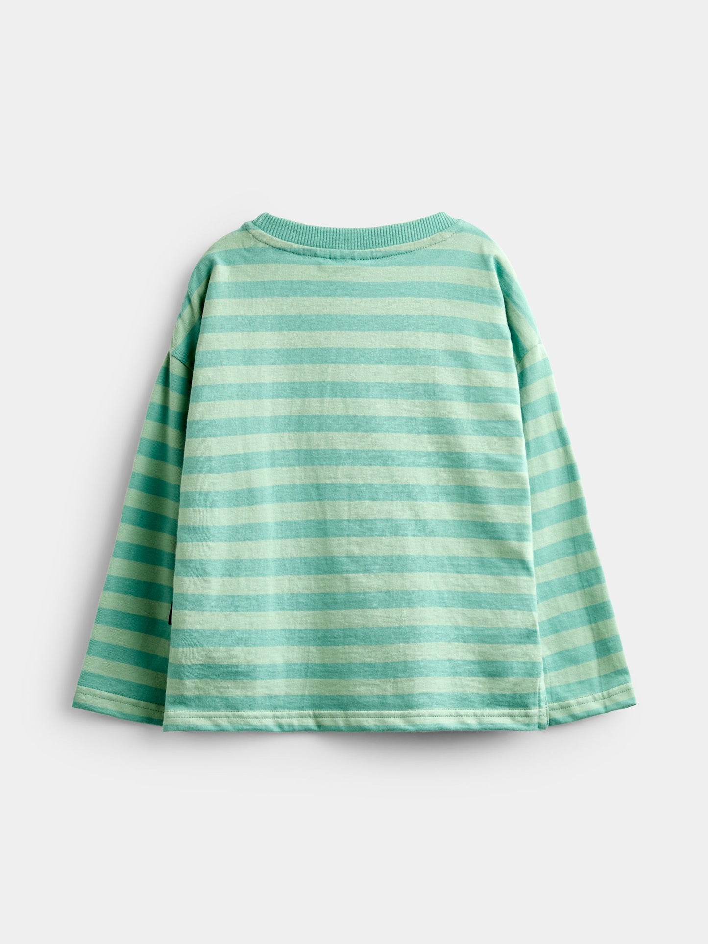 Dsiney Kidz - JoJo Maman Bébé Green Vegetable Long Sleeve Stripe Appliqué Top image 4