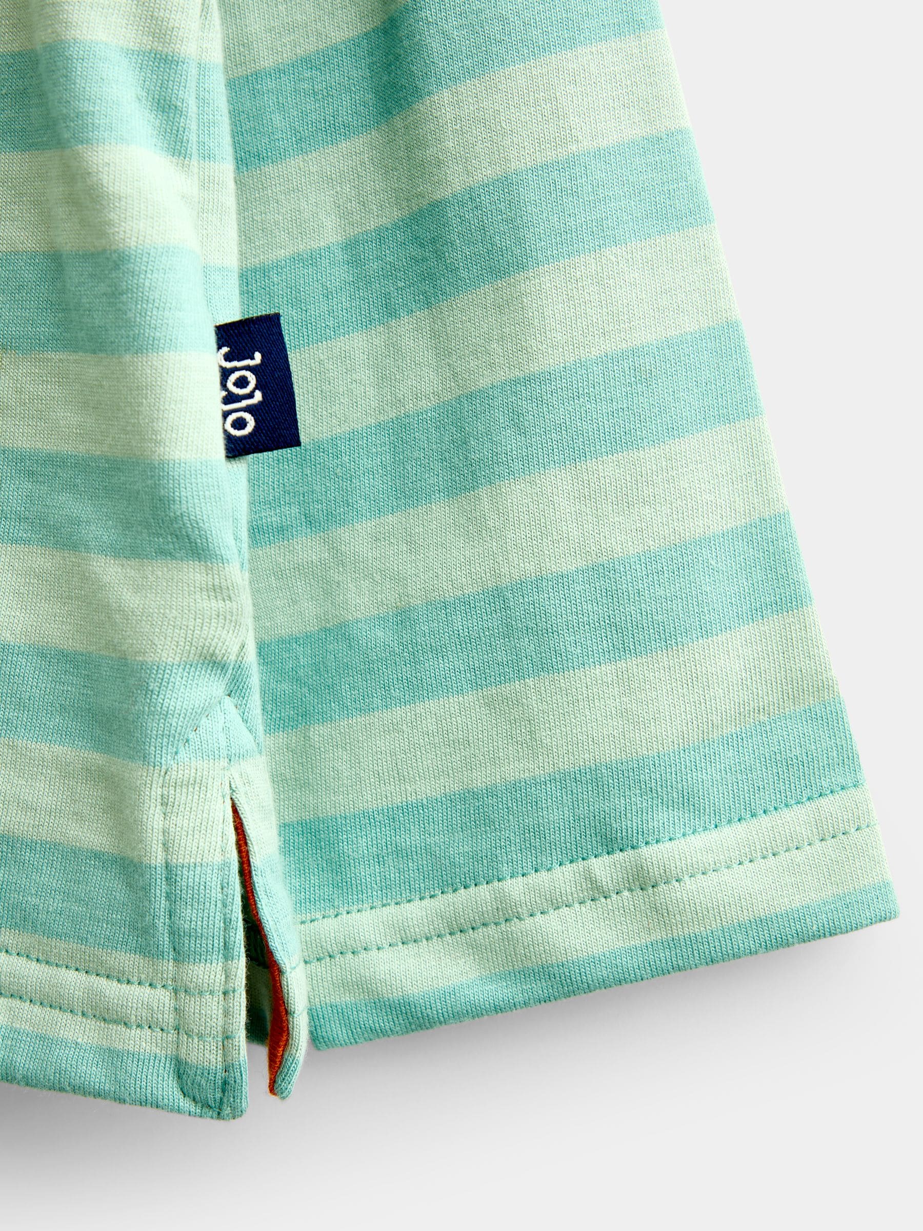 Dsiney Kidz - JoJo Maman Bébé Green Vegetable Long Sleeve Stripe Appliqué Top image 5